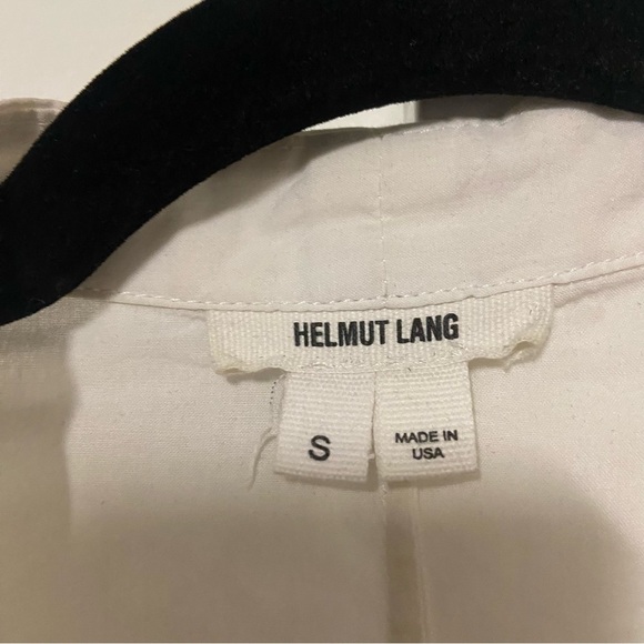 Helmet Lang Lawn cotton Silk button down Size Small - Picture 5 of 10